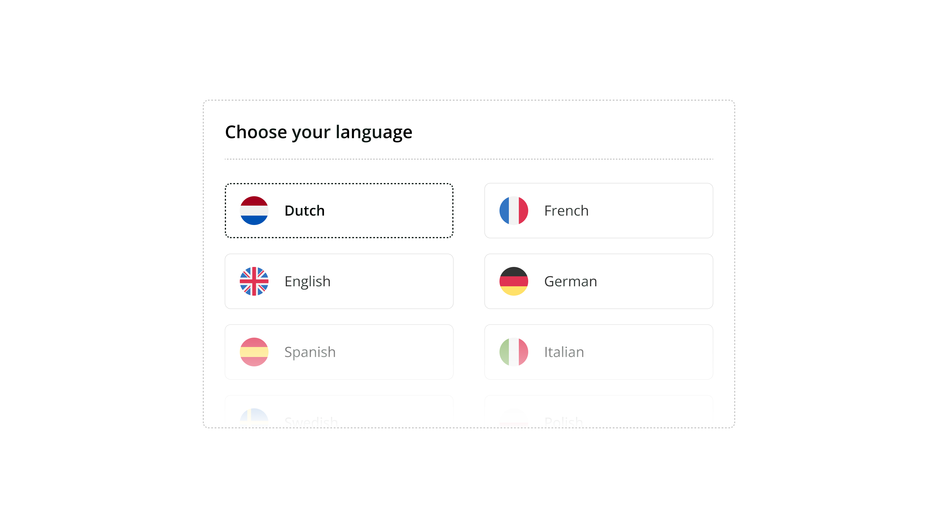Choose your language in Wonka AI chat