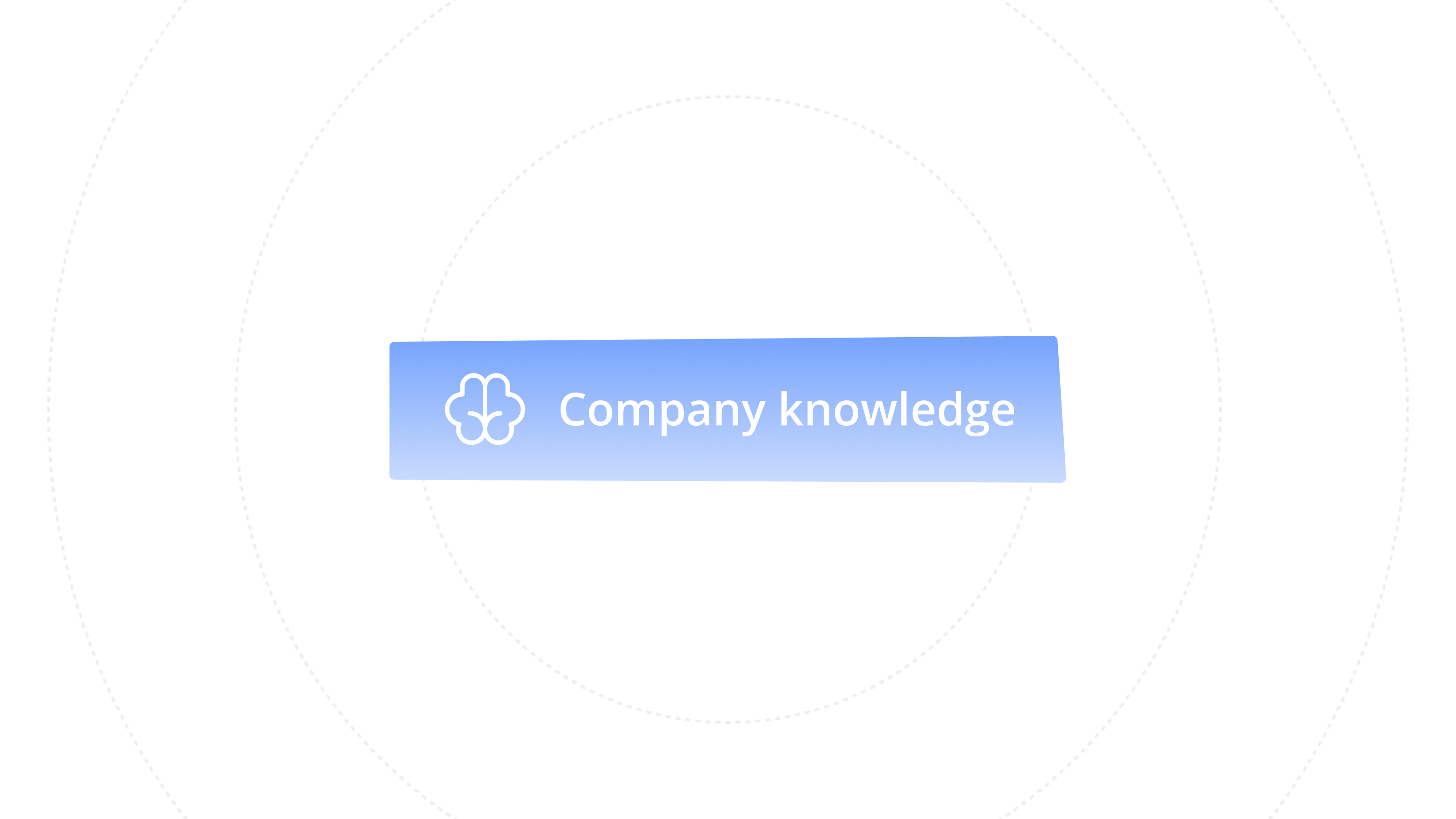 Company knowledge in Wonka AI chat